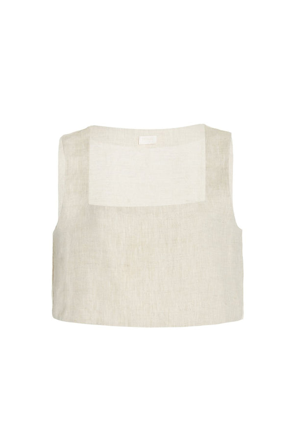 ALICE CROP TOP - NATURAL – THE POSSE